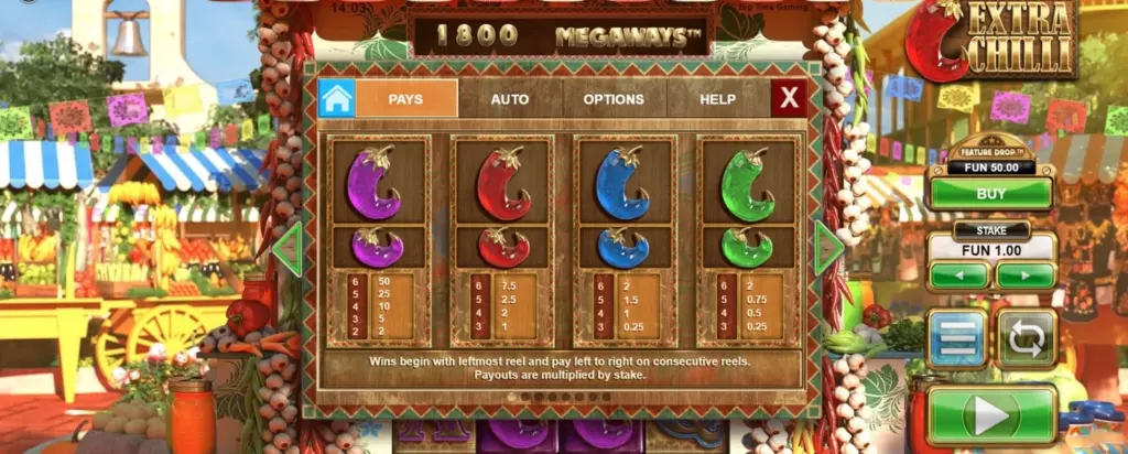 extra chilli megaways slot